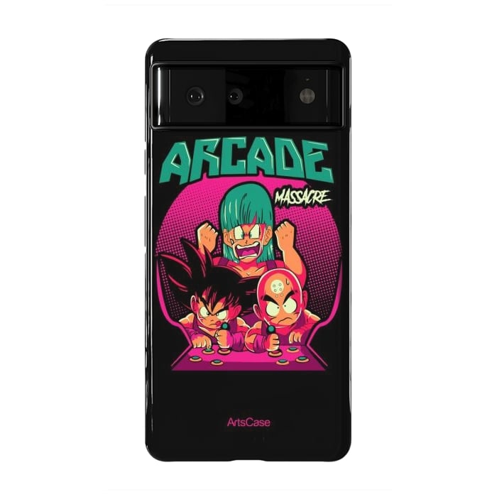 Pixel 6 StrongFit Ultimate Gaming Armor: Arcade-Themed. by ArtsCase