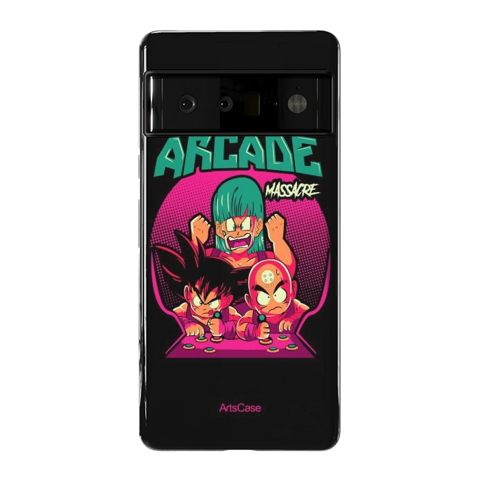 Pixel 6 Pro StrongFit Ultimate Gaming Armor: Arcade-Themed. by ArtsCase