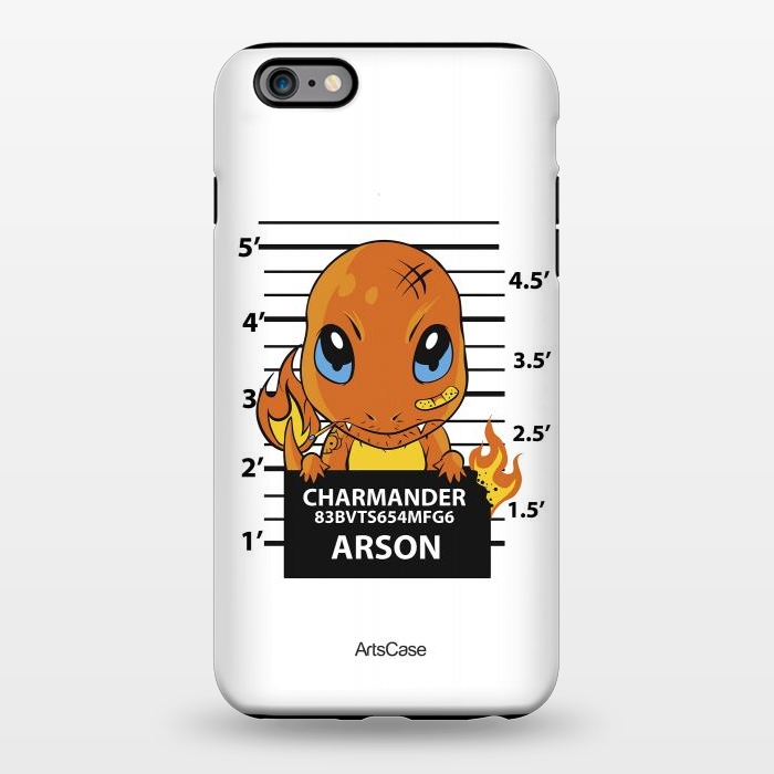 iPhone 6/6s plus StrongFit Bring Home the Warmth: Charmander-Inspired Plush Toy by ArtsCase