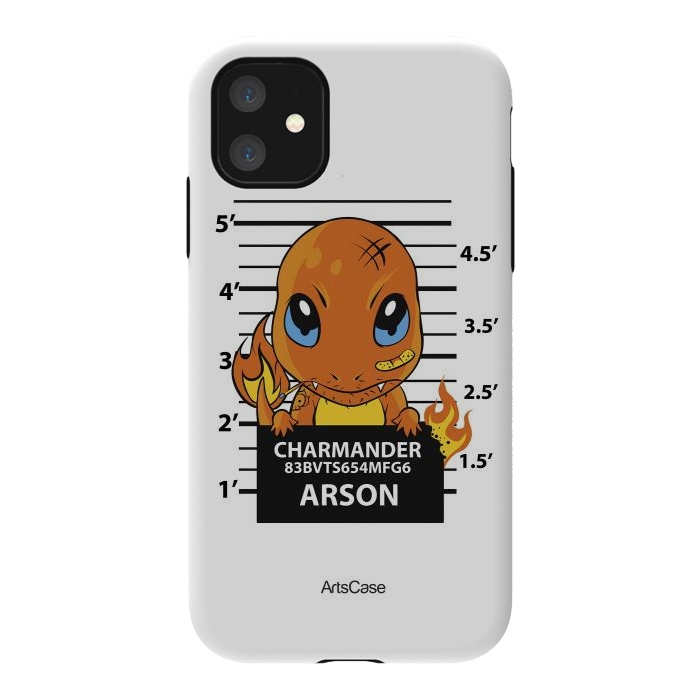 iPhone 11 StrongFit Bring Home the Warmth: Charmander-Inspired Plush Toy by ArtsCase