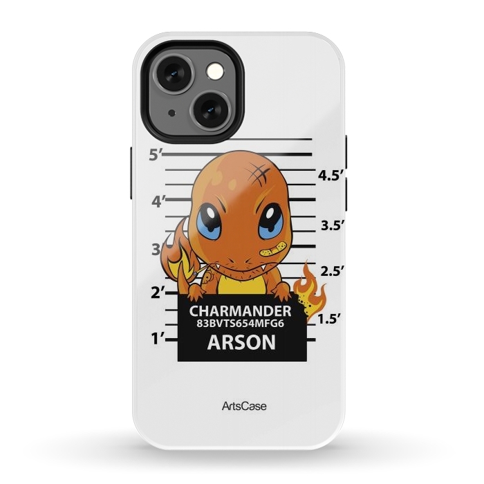 iPhone 12 mini StrongFit Bring Home the Warmth: Charmander-Inspired Plush Toy by ArtsCase