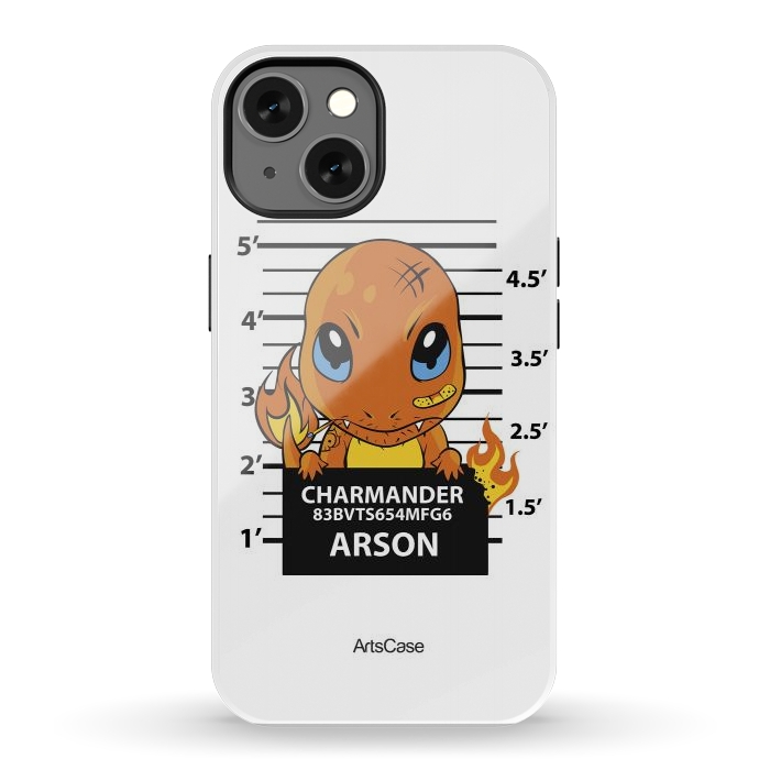iPhone 13 StrongFit Bring Home the Warmth: Charmander-Inspired Plush Toy by ArtsCase