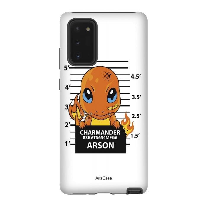 Galaxy Note 20 StrongFit Bring Home the Warmth: Charmander-Inspired Plush Toy by ArtsCase
