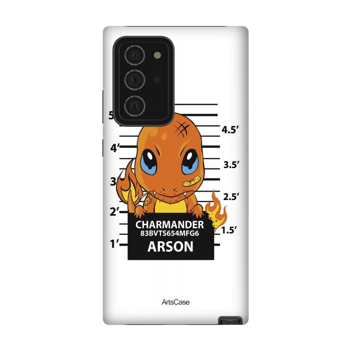 Galaxy Note 20 Ultra StrongFit Bring Home the Warmth: Charmander-Inspired Plush Toy by ArtsCase