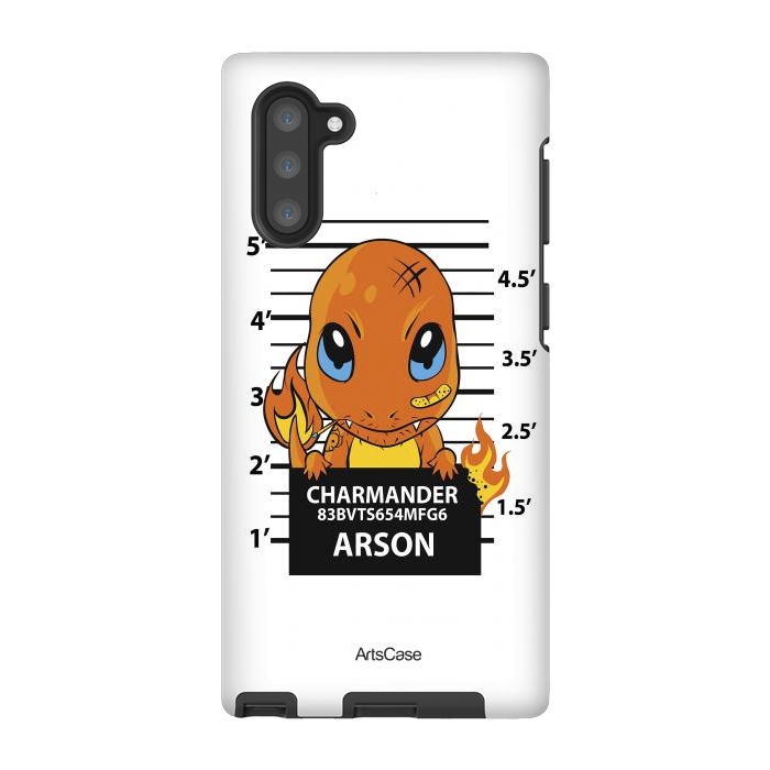 Galaxy Note 10 StrongFit Bring Home the Warmth: Charmander-Inspired Plush Toy by ArtsCase