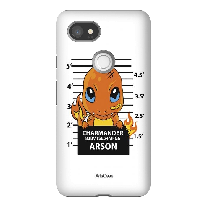 Pixel 2XL StrongFit Bring Home the Warmth: Charmander-Inspired Plush Toy by ArtsCase