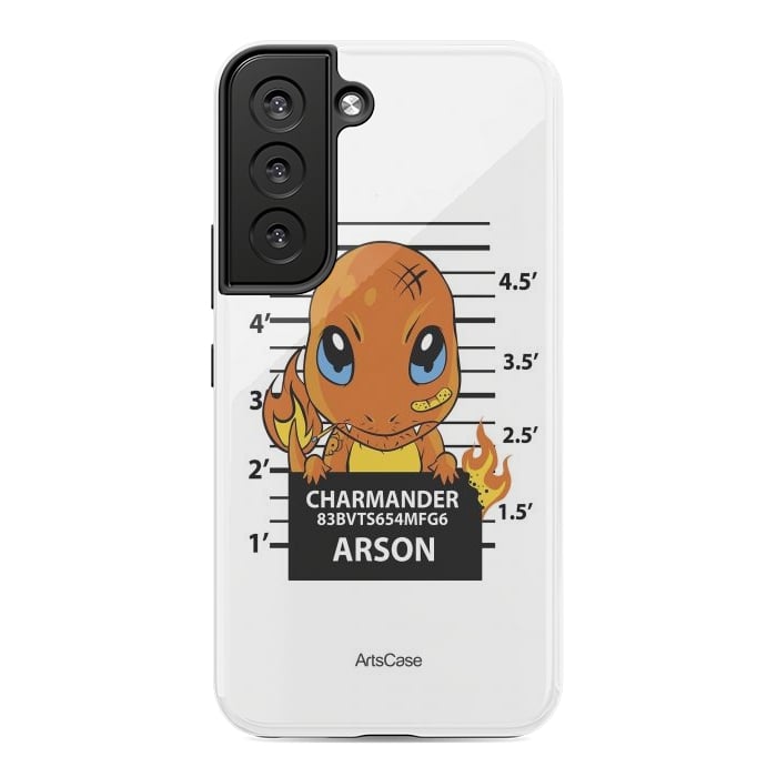 Galaxy S22 StrongFit Bring Home the Warmth: Charmander-Inspired Plush Toy by ArtsCase