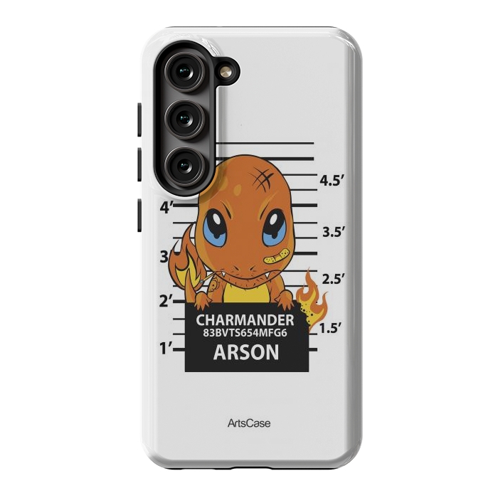 Galaxy S23 StrongFit Bring Home the Warmth: Charmander-Inspired Plush Toy by ArtsCase