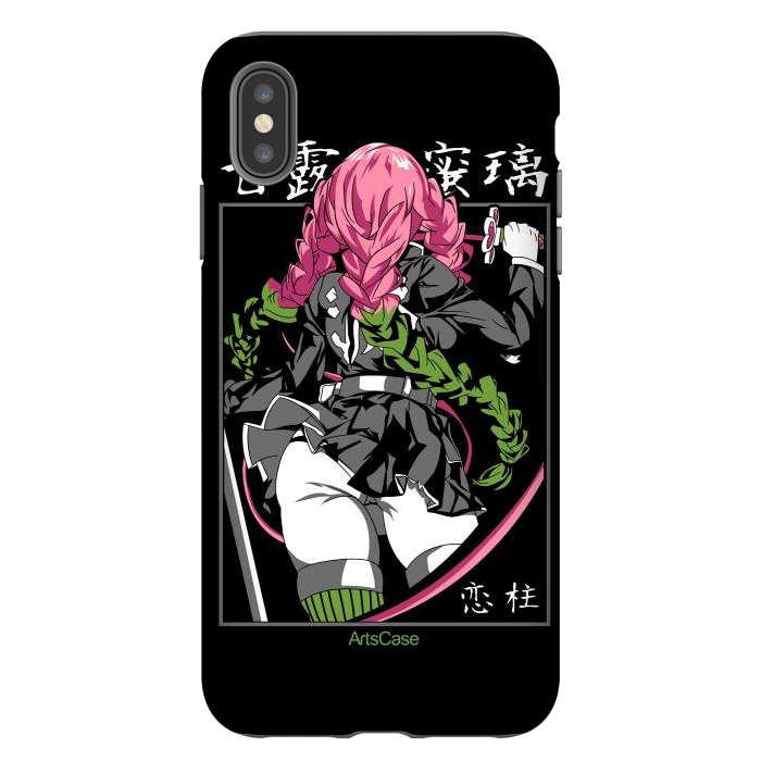 iPhone Xs Max StrongFit Unleash the Slayer Within: Dive into the Epic World of Demon by ArtsCase