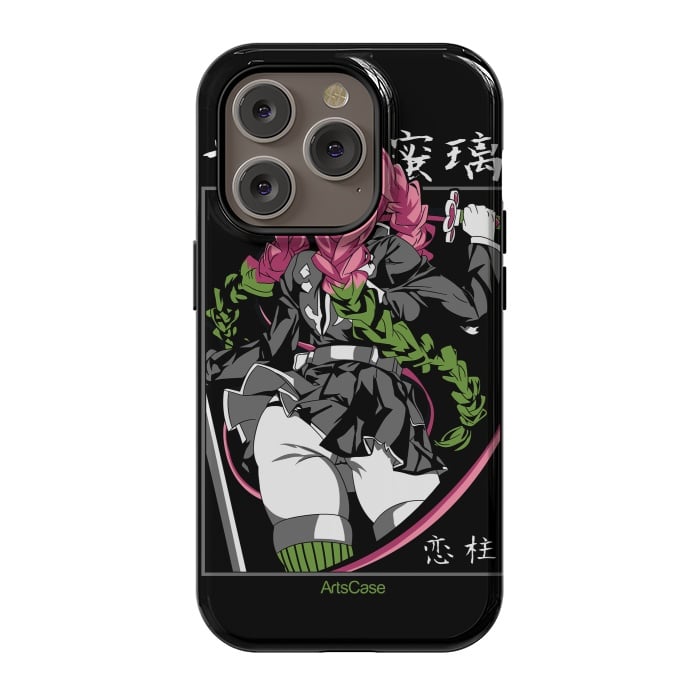 iPhone 14 Pro StrongFit Unleash the Slayer Within: Dive into the Epic World of Demon by ArtsCase