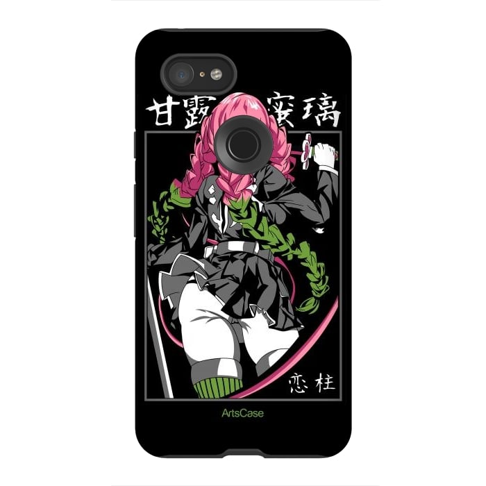 Pixel 3XL StrongFit Unleash the Slayer Within: Dive into the Epic World of Demon by ArtsCase