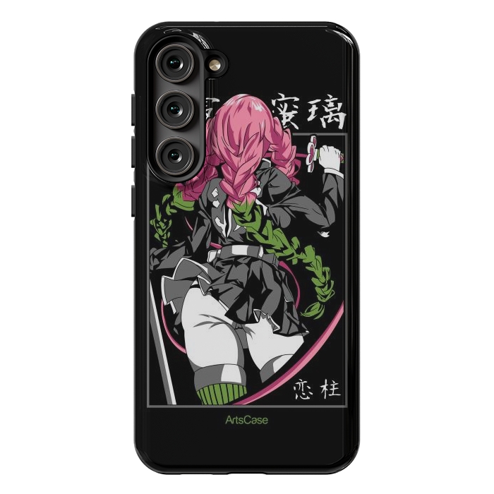 Galaxy S23 Plus StrongFit Unleash the Slayer Within: Dive into the Epic World of Demon by ArtsCase