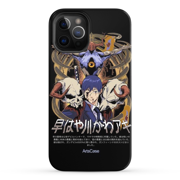 iPhone 12 Pro StrongFit Embrace the Darkness: Captivating Devil-Themed by ArtsCase