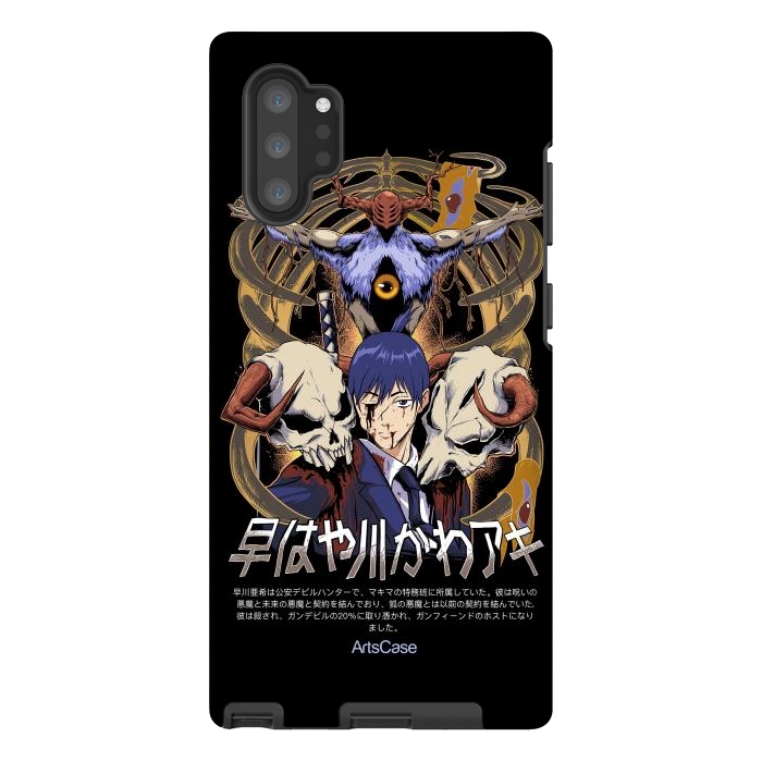 Galaxy Note 10 plus StrongFit Embrace the Darkness: Captivating Devil-Themed by ArtsCase