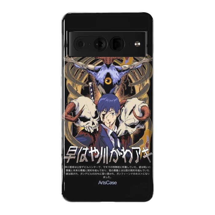 Pixel 7 Pro StrongFit Embrace the Darkness: Captivating Devil-Themed by ArtsCase