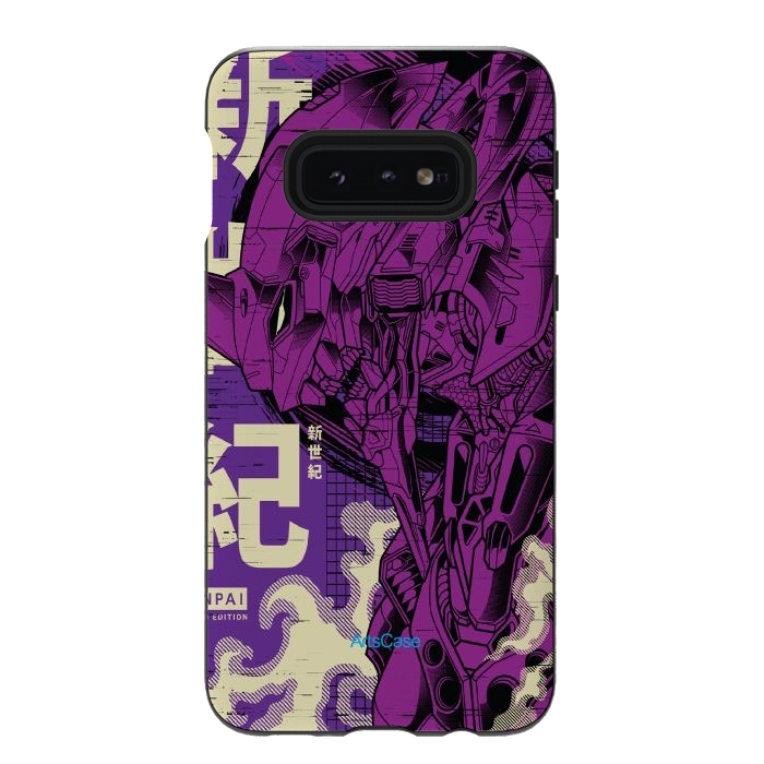 Galaxy S10e StrongFit Enter a New Reality: Immerse Yourself in the Enigmatic World of Eva by ArtsCase