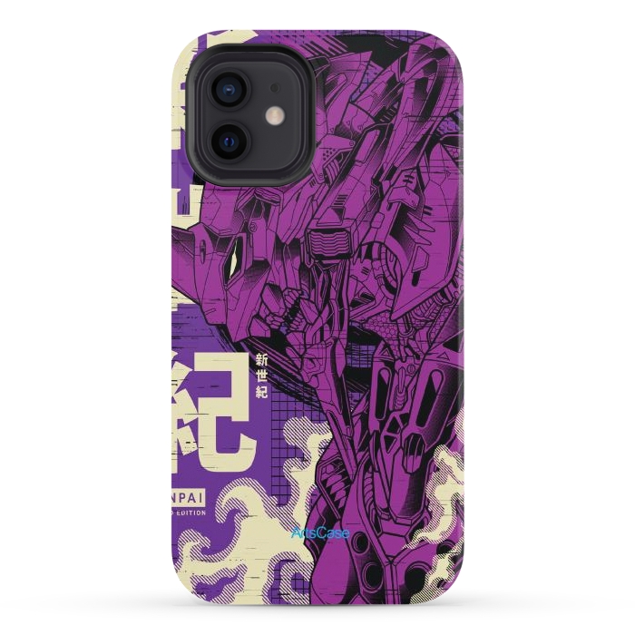 iPhone 12 StrongFit Enter a New Reality: Immerse Yourself in the Enigmatic World of Eva by ArtsCase