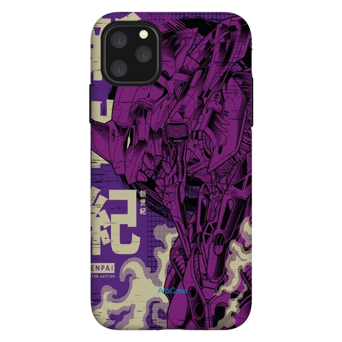 iPhone 11 Pro Max StrongFit Enter a New Reality: Immerse Yourself in the Enigmatic World of Eva by ArtsCase