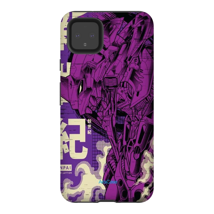 Pixel 4XL StrongFit Enter a New Reality: Immerse Yourself in the Enigmatic World of Eva by ArtsCase