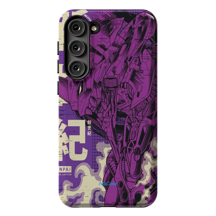 Galaxy S23 Plus StrongFit Enter a New Reality: Immerse Yourself in the Enigmatic World of Eva by ArtsCase