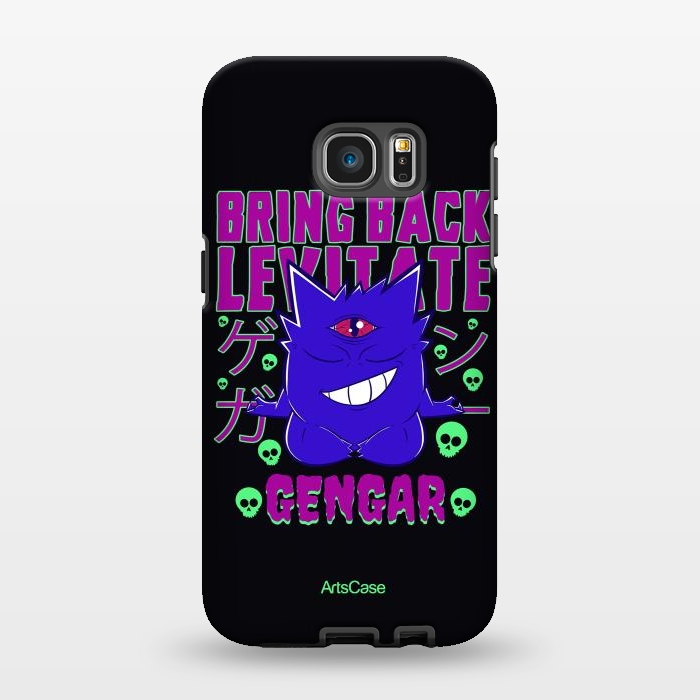 Galaxy S7 EDGE StrongFit Hauntingly Delightful: Bring Home the Mischief with Gengar-Inspired by ArtsCase