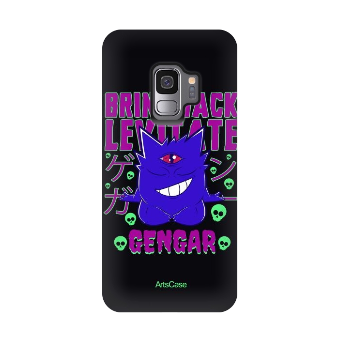 Galaxy S9 StrongFit Hauntingly Delightful: Bring Home the Mischief with Gengar-Inspired by ArtsCase