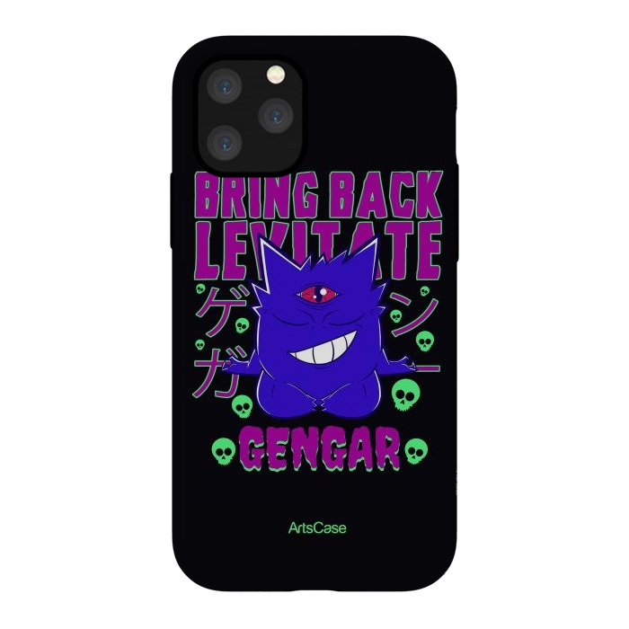 iPhone 11 Pro StrongFit Hauntingly Delightful: Bring Home the Mischief with Gengar-Inspired by ArtsCase