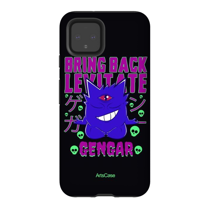 Pixel 4 StrongFit Hauntingly Delightful: Bring Home the Mischief with Gengar-Inspired by ArtsCase