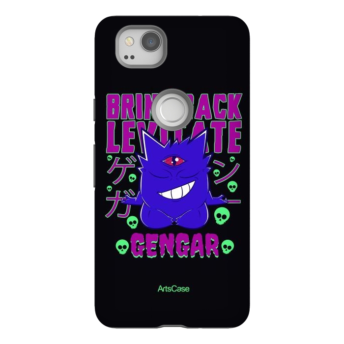 Pixel 2 StrongFit Hauntingly Delightful: Bring Home the Mischief with Gengar-Inspired by ArtsCase