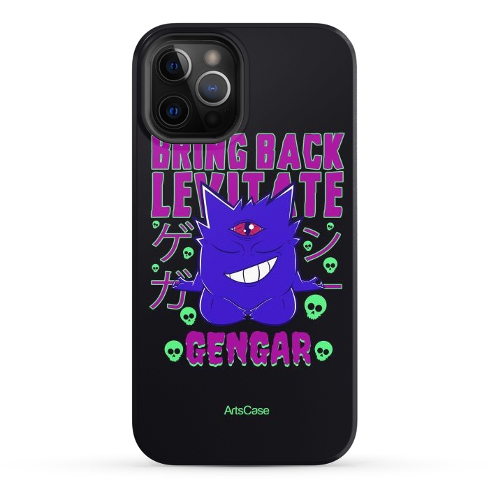 iPhone 12 Pro StrongFit Hauntingly Delightful: Bring Home the Mischief with Gengar-Inspired by ArtsCase