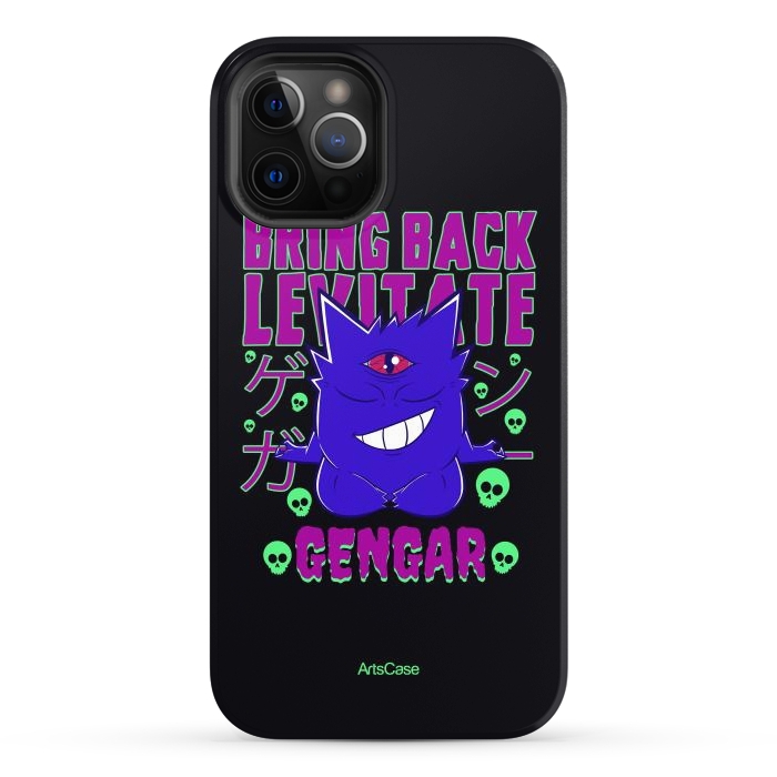 iPhone 12 Pro Max StrongFit Hauntingly Delightful: Bring Home the Mischief with Gengar-Inspired by ArtsCase