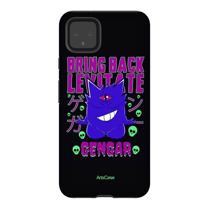 Pixel 4XL StrongFit Hauntingly Delightful: Bring Home the Mischief with Gengar-Inspired by ArtsCase