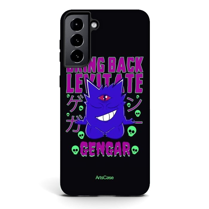 Galaxy S21 StrongFit Hauntingly Delightful: Bring Home the Mischief with Gengar-Inspired by ArtsCase