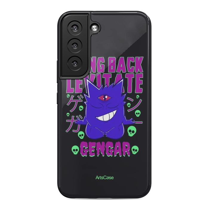 Galaxy S22 StrongFit Hauntingly Delightful: Bring Home the Mischief with Gengar-Inspired by ArtsCase