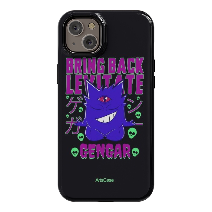 iPhone 14 Plus StrongFit Hauntingly Delightful: Bring Home the Mischief with Gengar-Inspired by ArtsCase