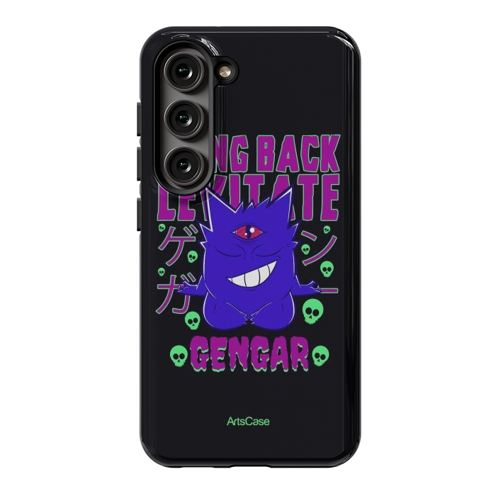 Galaxy S23 StrongFit Hauntingly Delightful: Bring Home the Mischief with Gengar-Inspired by ArtsCase