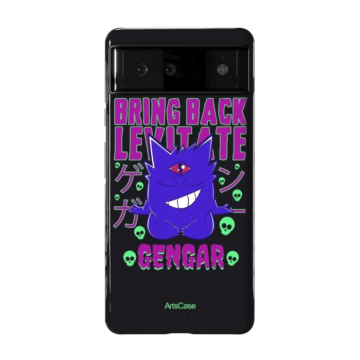 Pixel 6 StrongFit Hauntingly Delightful: Bring Home the Mischief with Gengar-Inspired by ArtsCase