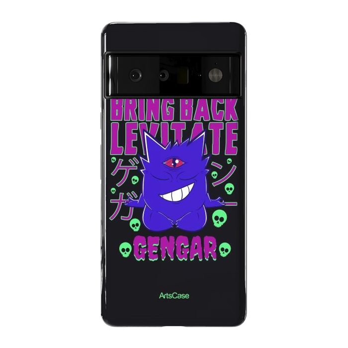 Pixel 6 Pro StrongFit Hauntingly Delightful: Bring Home the Mischief with Gengar-Inspired by ArtsCase