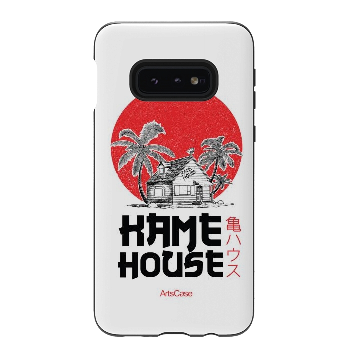 Galaxy S10e StrongFit Channel Your Inner Turtle Hermit: Explore Kame House-Themed by ArtsCase