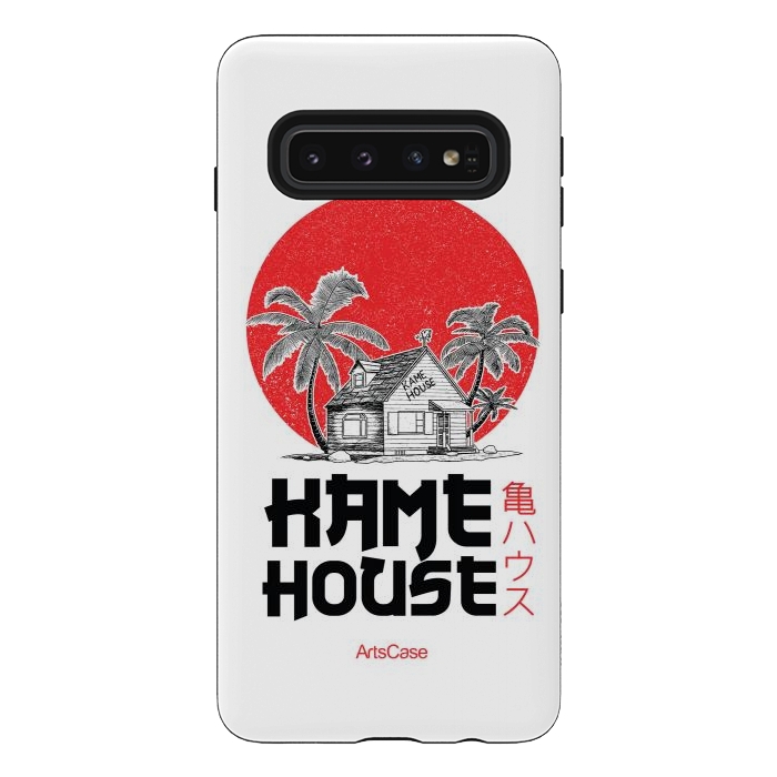 Galaxy S10 StrongFit Channel Your Inner Turtle Hermit: Explore Kame House-Themed by ArtsCase
