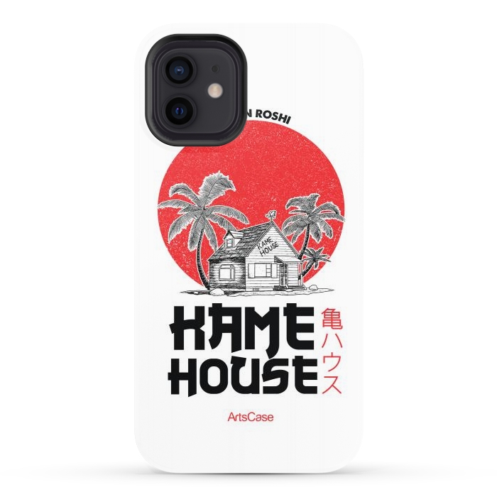 iPhone 12 StrongFit Channel Your Inner Turtle Hermit: Explore Kame House-Themed by ArtsCase
