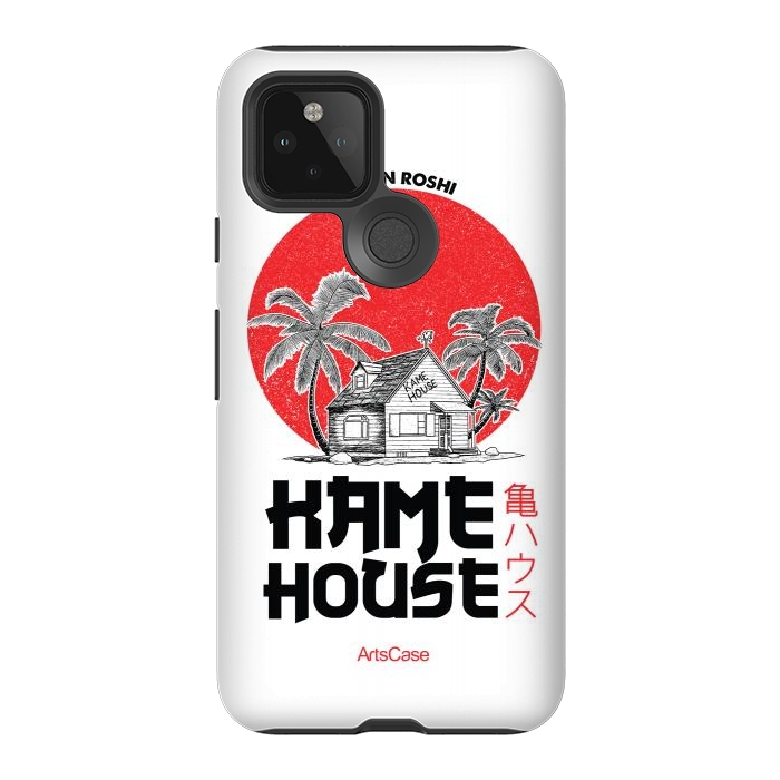 Pixel 5 StrongFit Channel Your Inner Turtle Hermit: Explore Kame House-Themed by ArtsCase