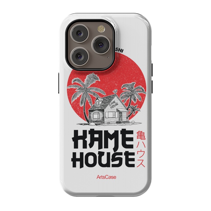 iPhone 14 Pro StrongFit Channel Your Inner Turtle Hermit: Explore Kame House-Themed by ArtsCase