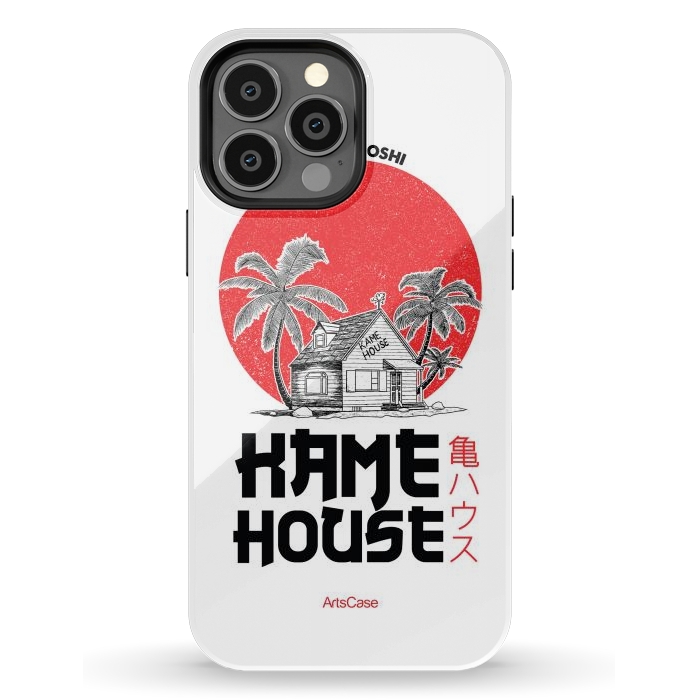 iPhone 13 Pro Max StrongFit Channel Your Inner Turtle Hermit: Explore Kame House-Themed by ArtsCase