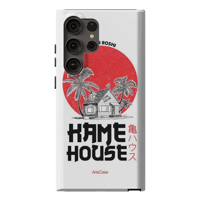 Galaxy S23 Ultra StrongFit Channel Your Inner Turtle Hermit: Explore Kame House-Themed by ArtsCase