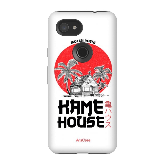 Pixel 3A StrongFit Channel Your Inner Turtle Hermit: Explore Kame House-Themed by ArtsCase