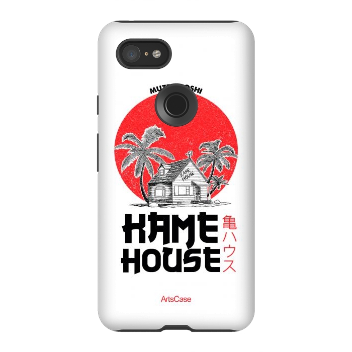 Pixel 3XL StrongFit Channel Your Inner Turtle Hermit: Explore Kame House-Themed by ArtsCase