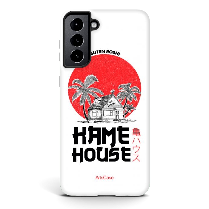 Galaxy S21 StrongFit Channel Your Inner Turtle Hermit: Explore Kame House-Themed by ArtsCase