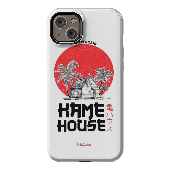 iPhone 14 Plus StrongFit Channel Your Inner Turtle Hermit: Explore Kame House-Themed by ArtsCase