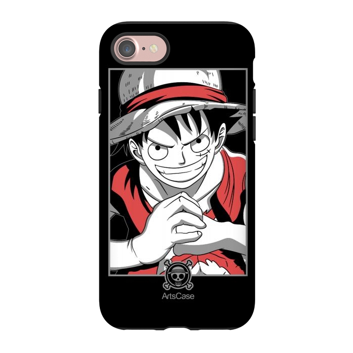 iPhone 7 StrongFit Gear Up for Adventure: Unleash Your Inner Pirate with Captivating Luffy by ArtsCase